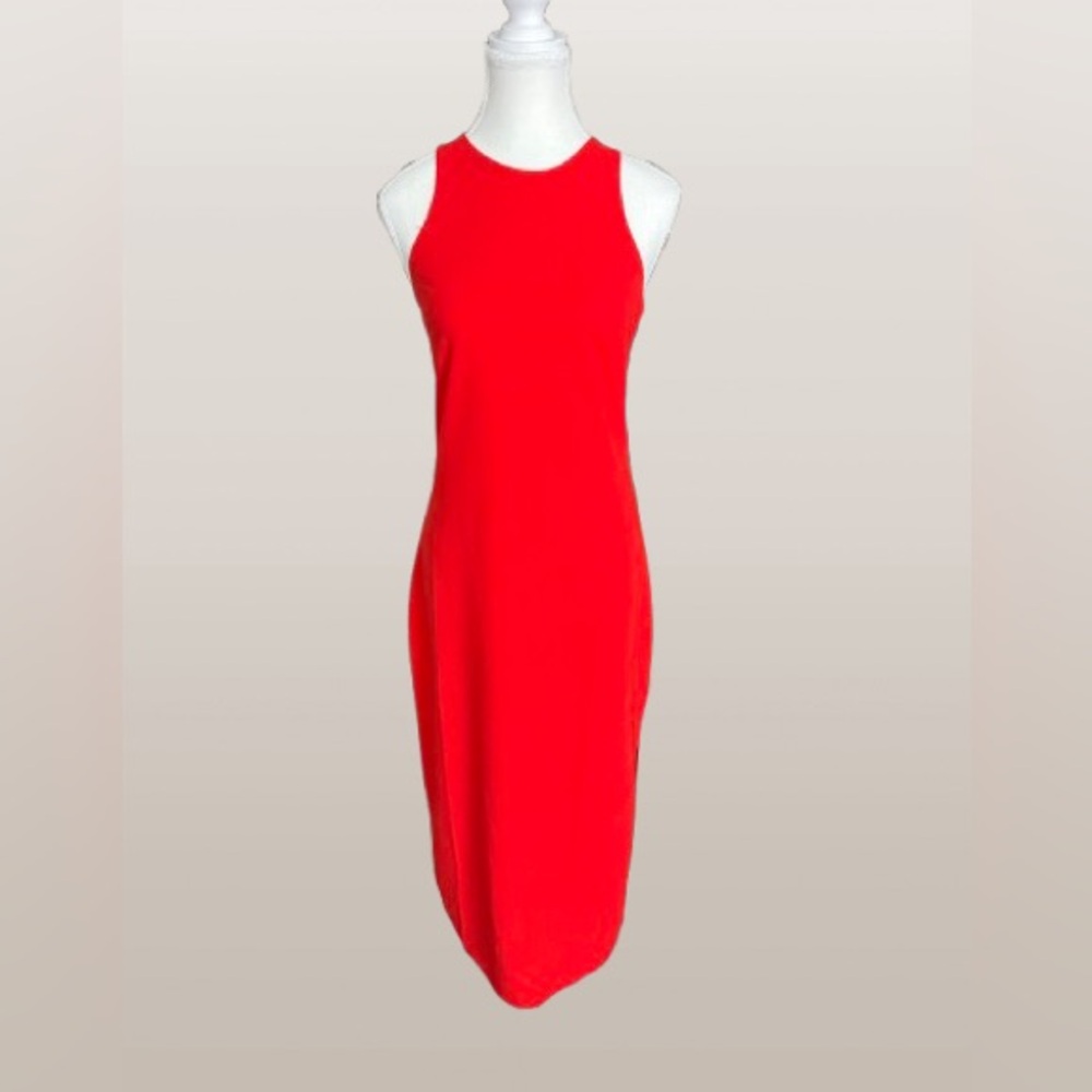 Mango Racerback Midi Dress